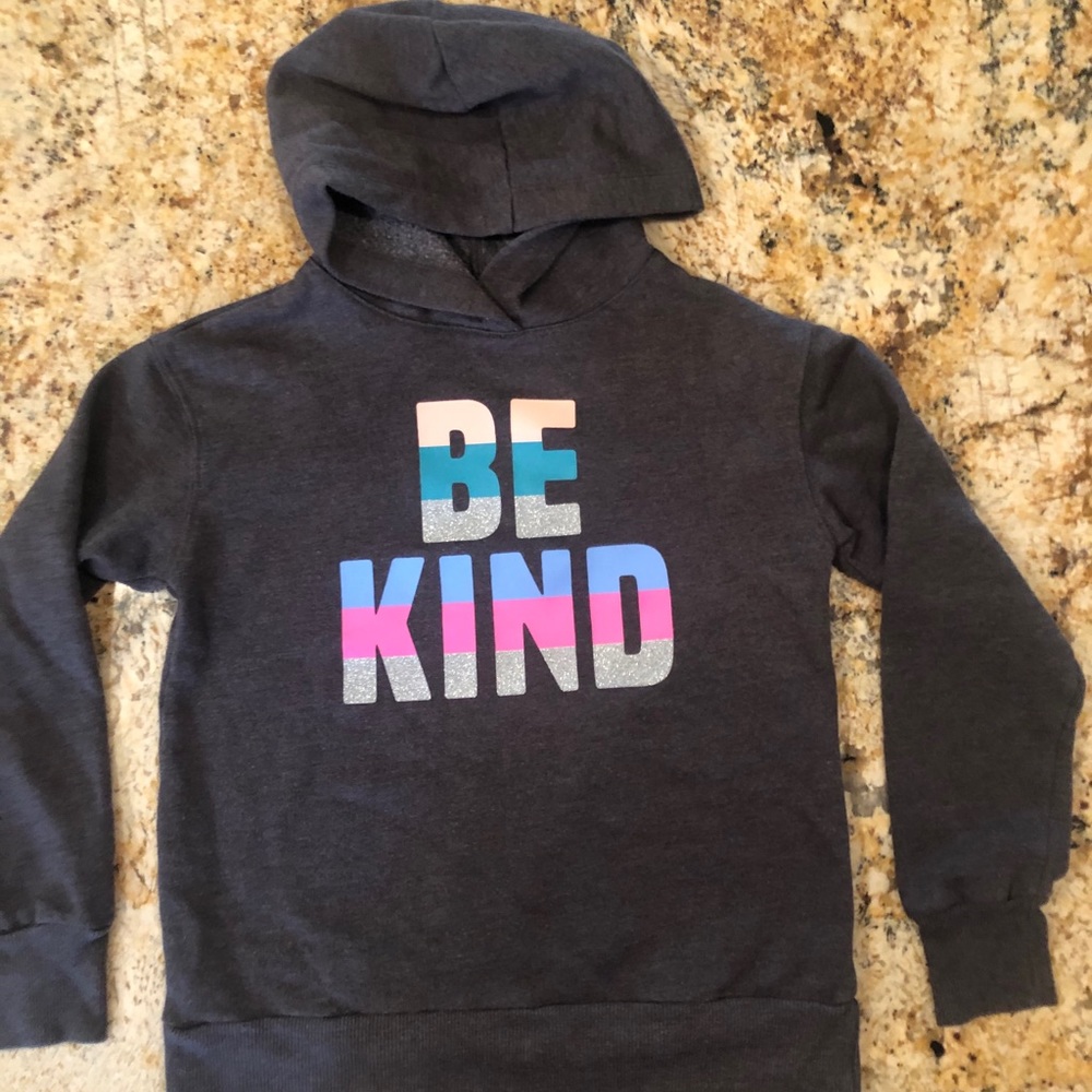 Pullover hoodie. Girls size L (10/12)
